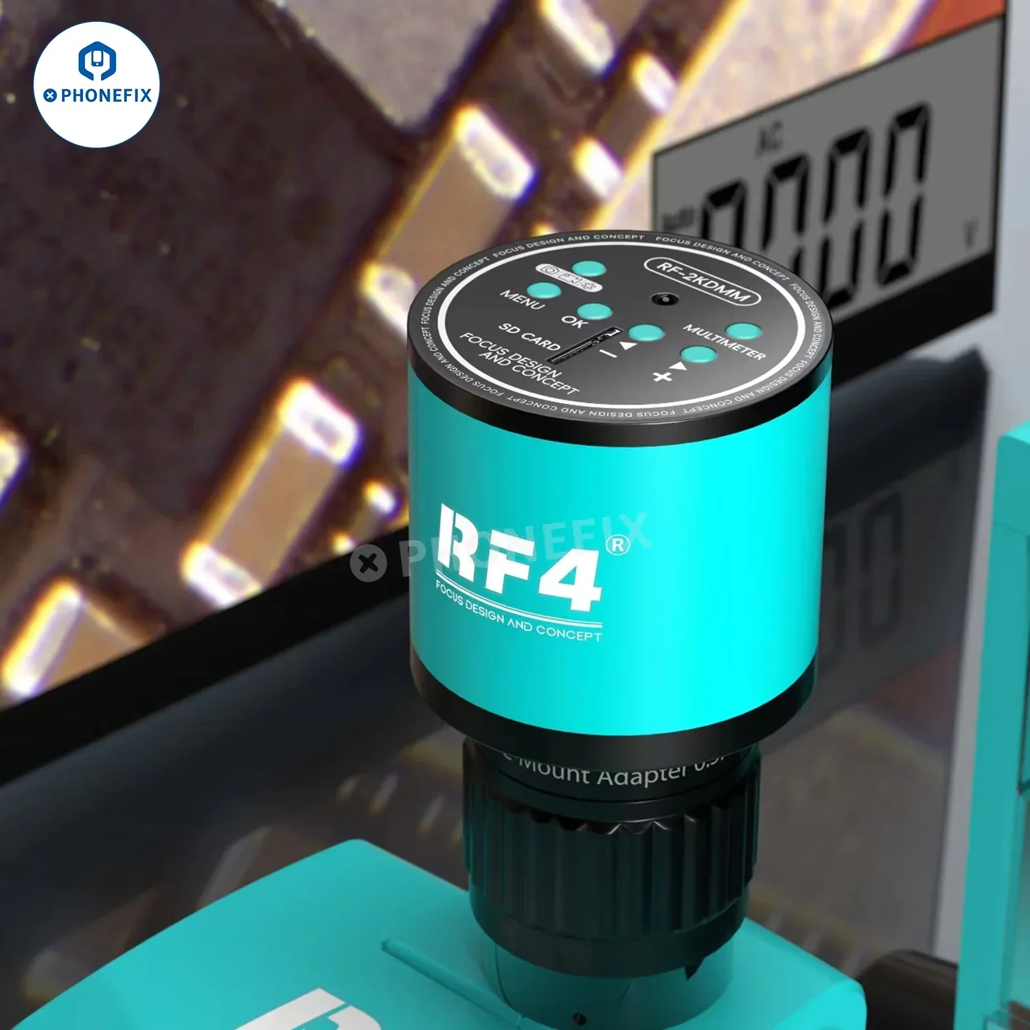 RF4 RF-2KDMM Microscope Camera Ultra HD With Multimeter Pen - Image 4