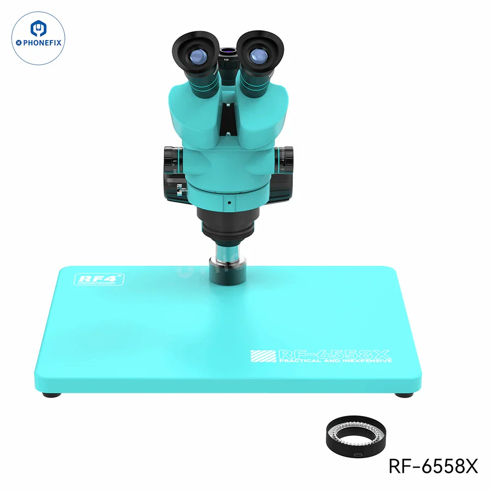 RF4 RF-6558X RF-6558PRO 6.5-58X Synchronous Trinocular Microscope - Image 8