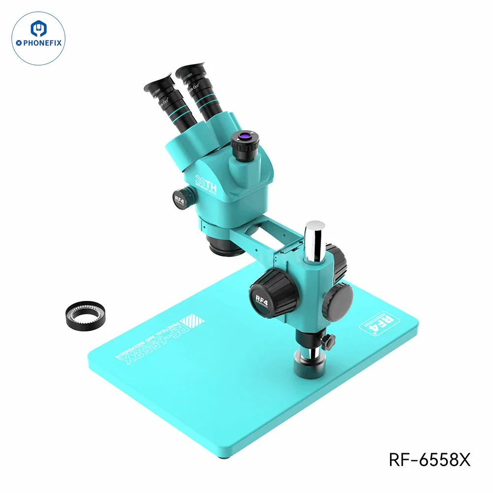 RF4 RF-6558X RF-6558PRO 6.5-58X Synchronous Trinocular Microscope - Image 9