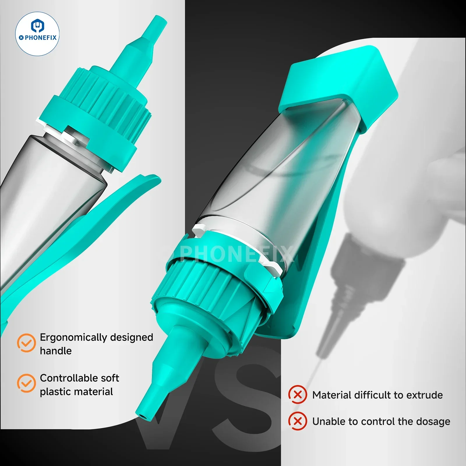 RF4 RF-B20 Alcohol Bottle Phone Repair Press-Type Liquid Dispenser - Image 4