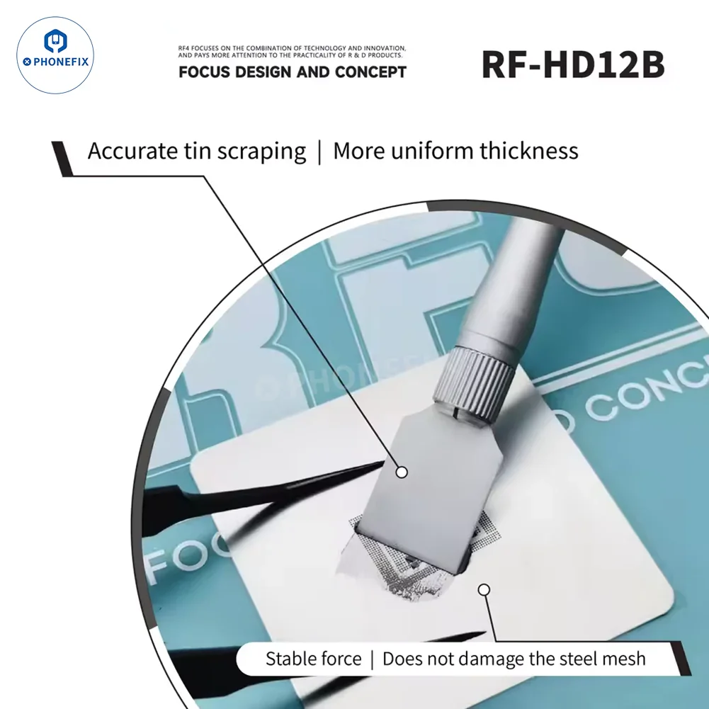 RF4 RF-HD11A RF-HD12B RF-KH13A Phone Repair Blade Scraper Set - Image 2