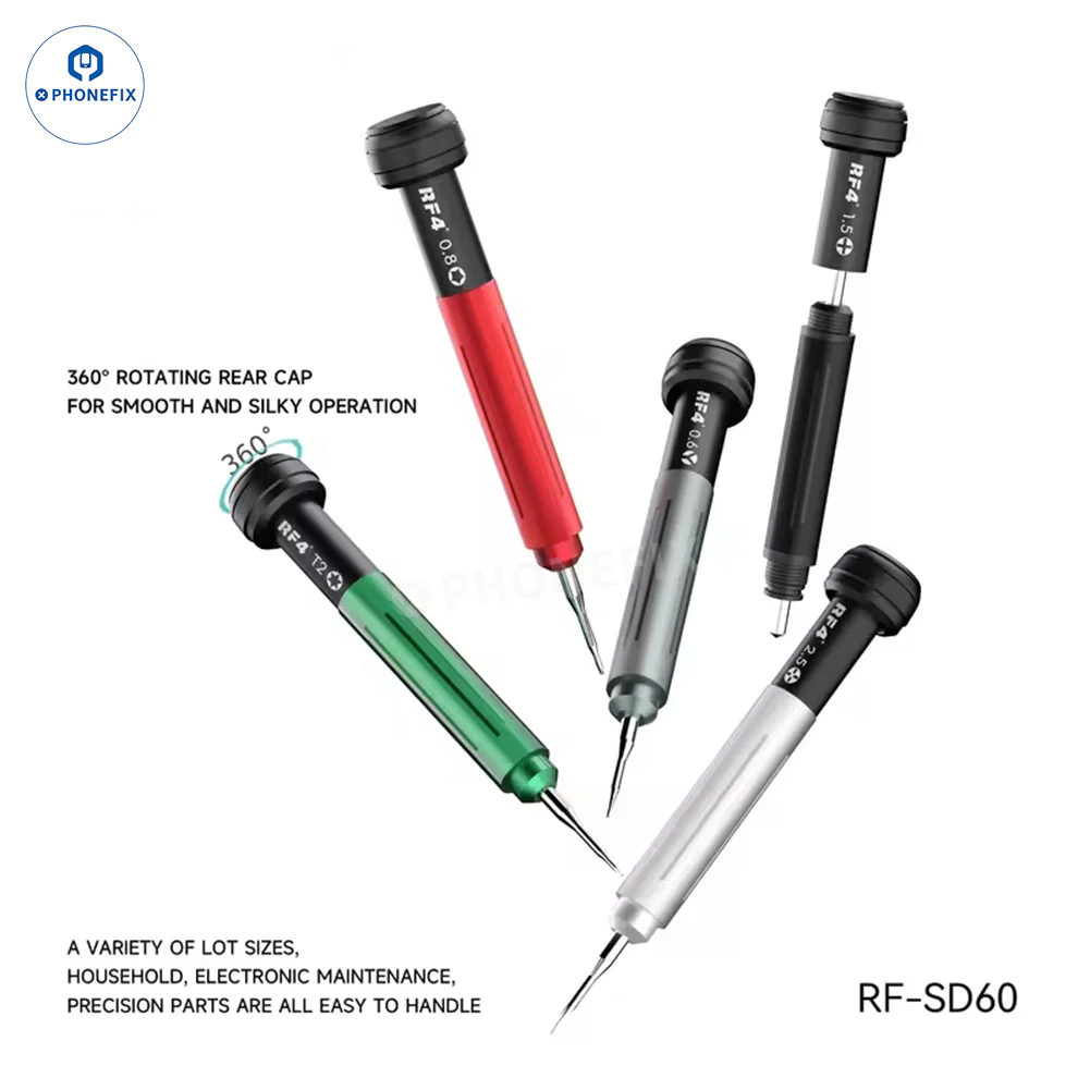 RF4 RF-SD17 RF-SD35 RF-SD60 Phone Repair Precision Screwdriver Set - Image 2