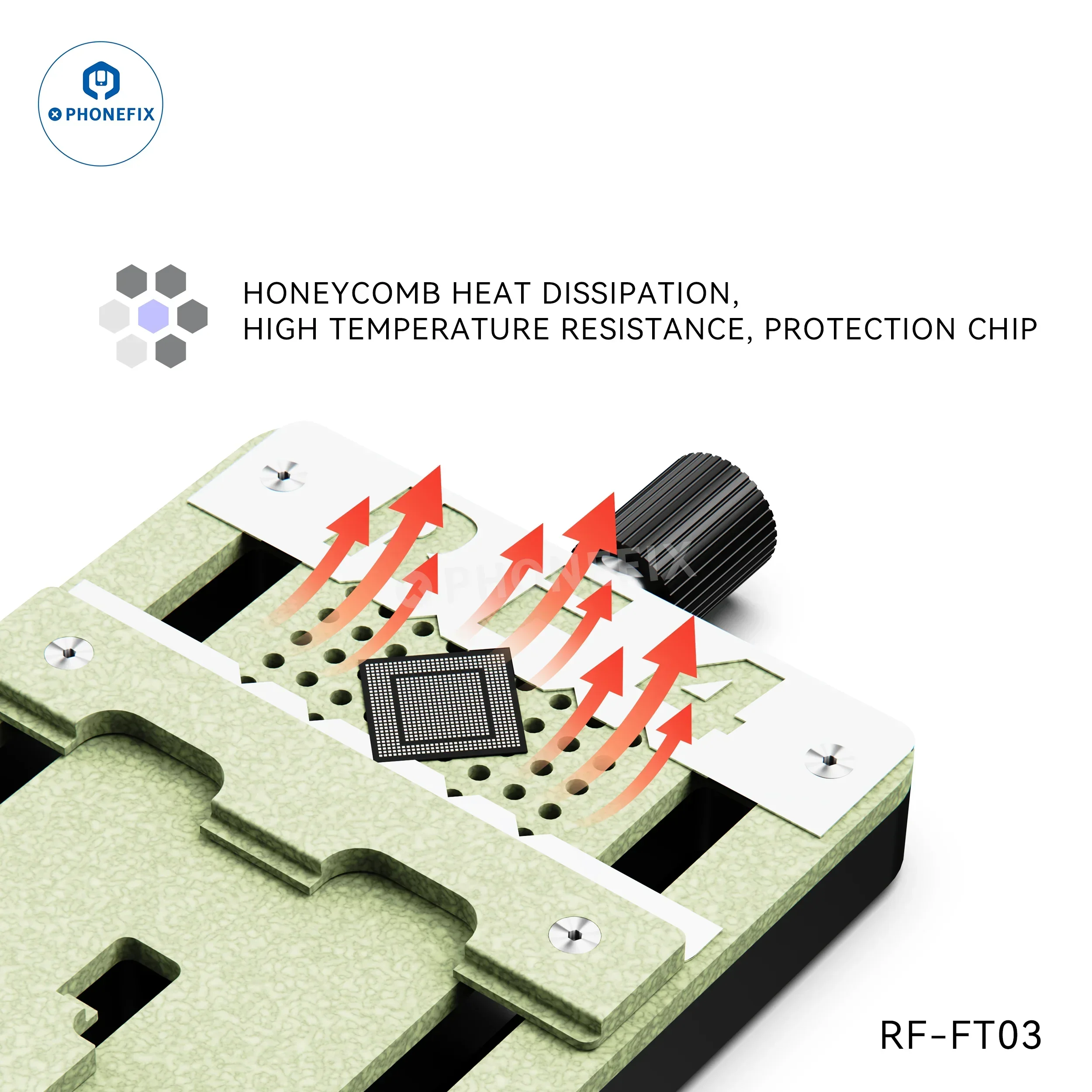 RF4 Universal Phone Motherboard Fixture CPU IC Soldering Clamp - Image 4