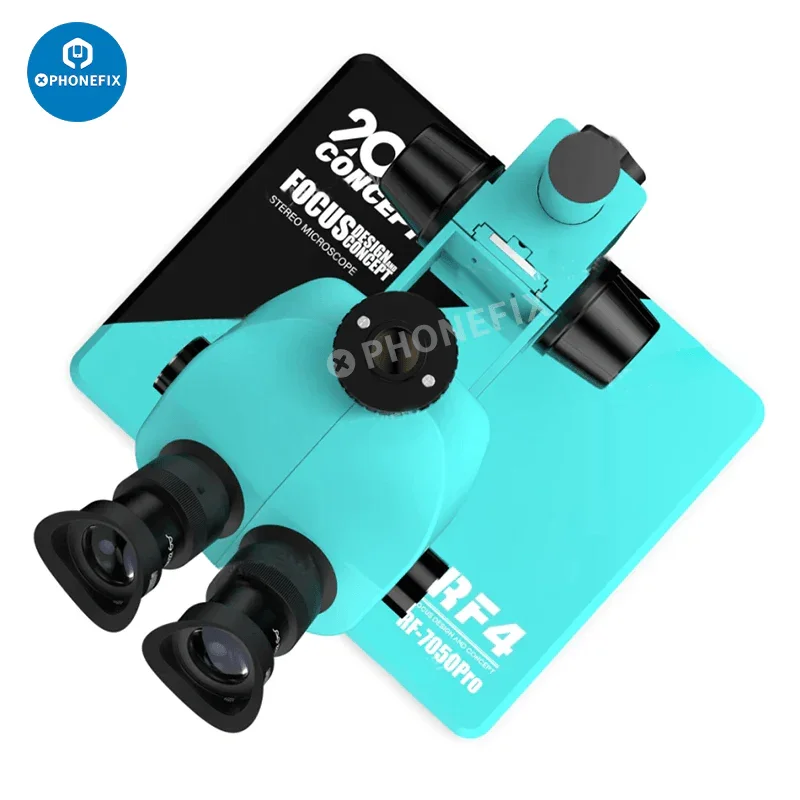 RF7050Pro 7-50X Zoom Trinocular Stereo Microscope With Alloy Base - Image 10