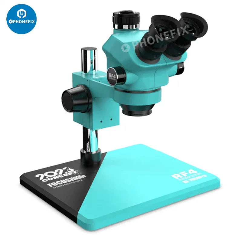 RF7050Pro 7-50X Zoom Trinocular Stereo Microscope With Alloy Base - Image 5