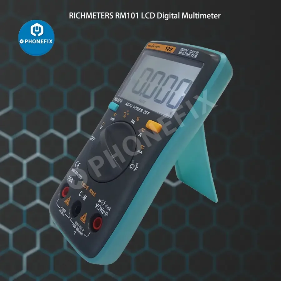 RICHMETERS 102 Pocket Digital Multimeter AC DC Voltage Tester - Image 7