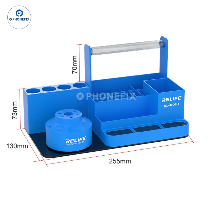 RL-001H Rotatable Storage Box Tweezers Tools Placement Rack - Image 6