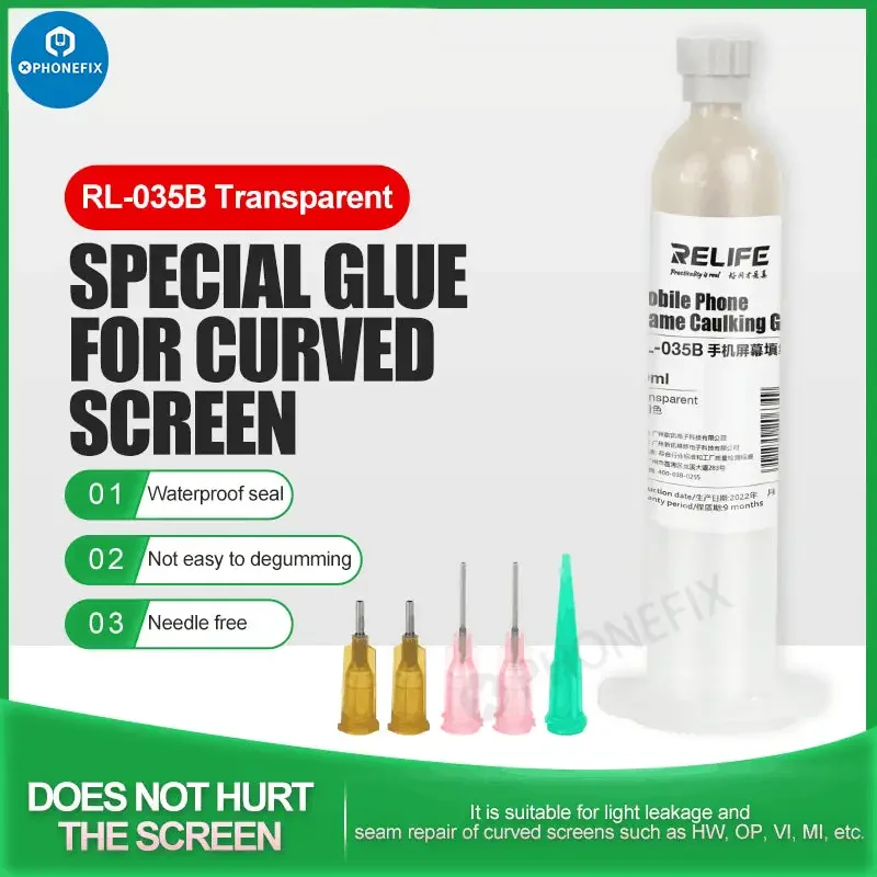 RL-035B Mobile Phone Screen Caulking Glue Universal Sealant 30ml - Image 3