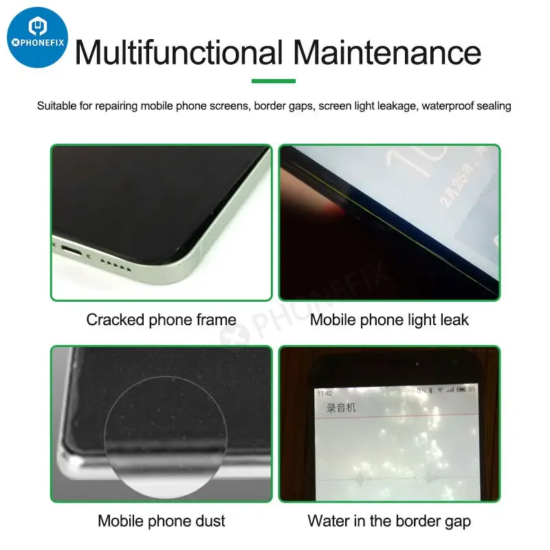 RL-035B Mobile Phone Screen Caulking Glue Universal Sealant 30ml - Image 9