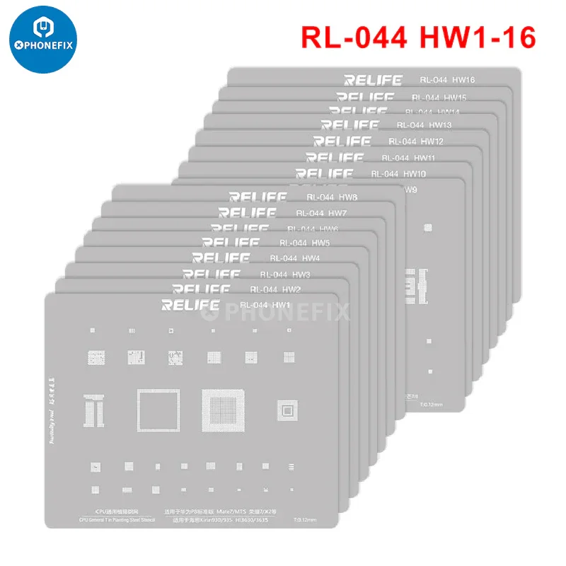 RL-044 BGA Stencil For iPhone Huawei Samsung Xiaomi Android CPU - Image 3