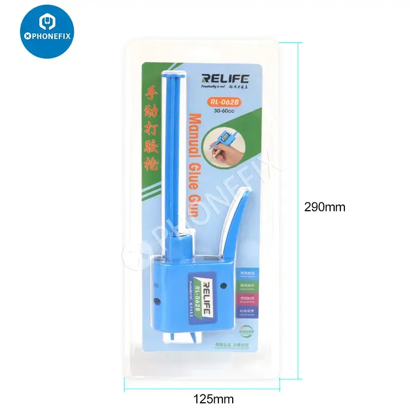 RL-062A RL-062B RL-062C Manual Glue Gun Solder Flux Dispenser - Image 12