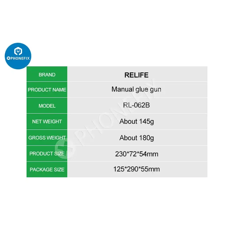 RL-062A RL-062B RL-062C Manual Glue Gun Solder Flux Dispenser - Image 14