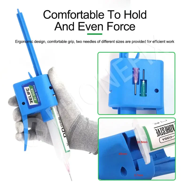 RL-062A RL-062B RL-062C Manual Glue Gun Solder Flux Dispenser - Image 5
