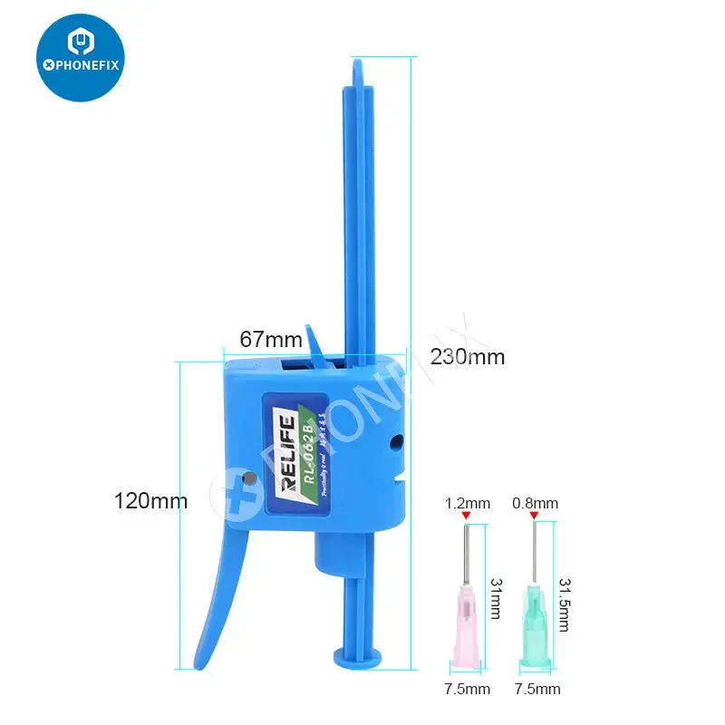 RL-062A RL-062B RL-062C Manual Glue Gun Solder Flux Dispenser - Image 7