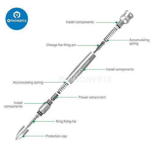 RL-066 Back Cover Frame Blasting Pen For iPhone 8-14 Pro Max Repair - Image 11