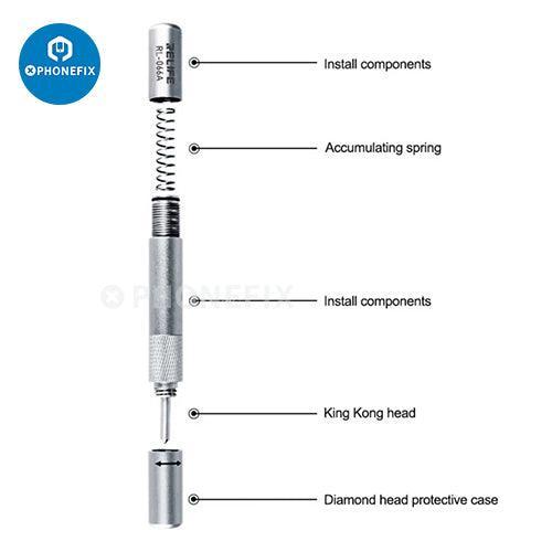 RL-066 Back Cover Frame Blasting Pen For iPhone 8-14 Pro Max Repair - Image 2