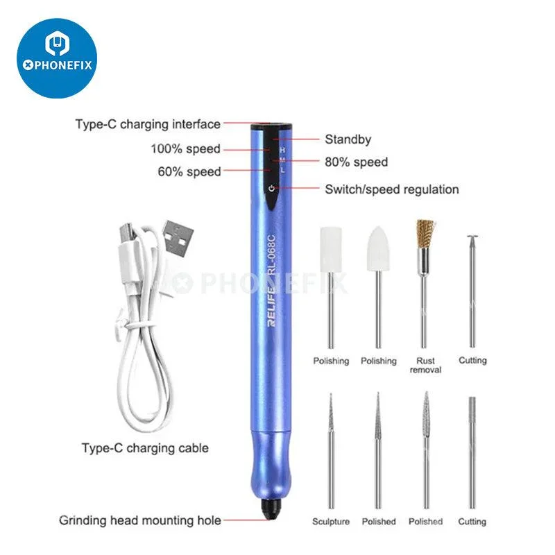 RL-068/B/C Polishing Engraving Pen Motherboard Grinding Tool - Image 11