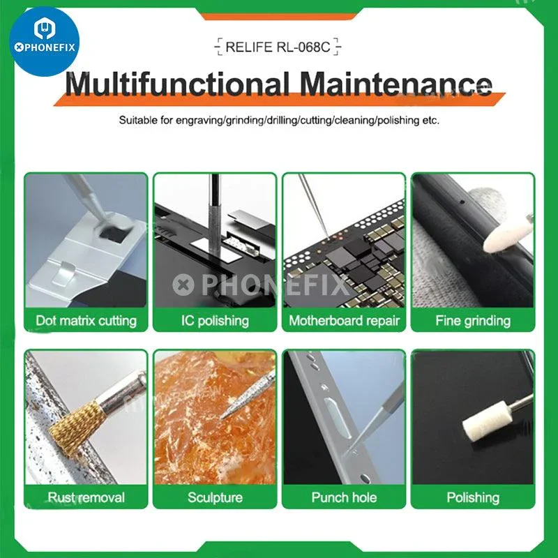 RL-068/B/C Polishing Engraving Pen Motherboard Grinding Tool - Image 8