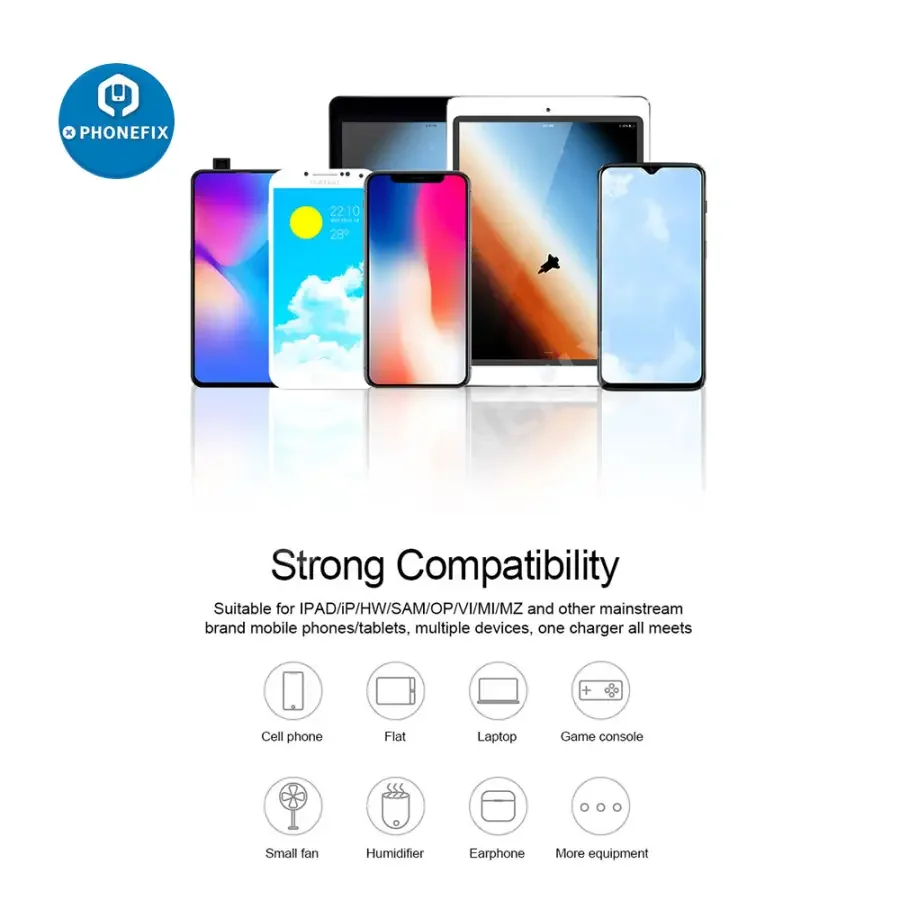 RL-304P/S Multi Port QC 3.0 USB Fast Charger Hub For iPhone Android - Image 6
