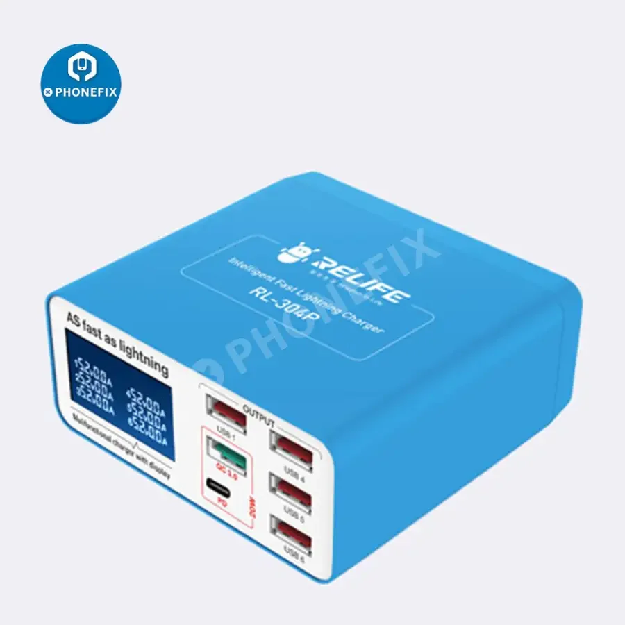 RL-304P/S Multi Port QC 3.0 USB Fast Charger Hub For iPhone Android - Image 7