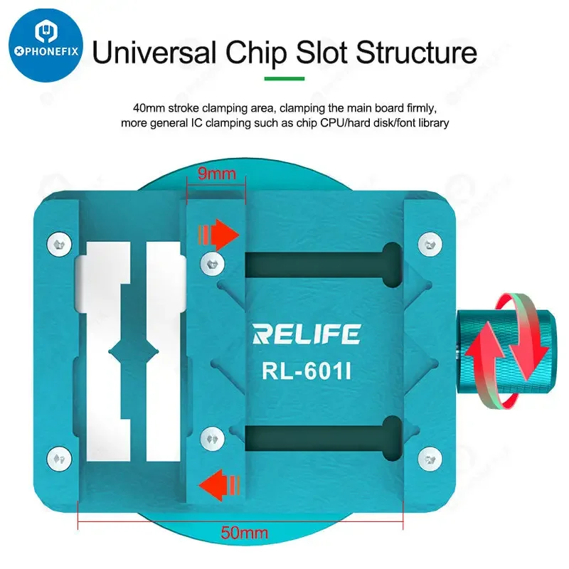 RELIFE RL-601i Motherboard Chip BGA Repair Mini Rotary Fixture - Image 5