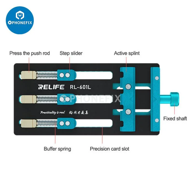 RL-601L Mini Universal Motherboard Fixture Rotatable Clamp - Image 4