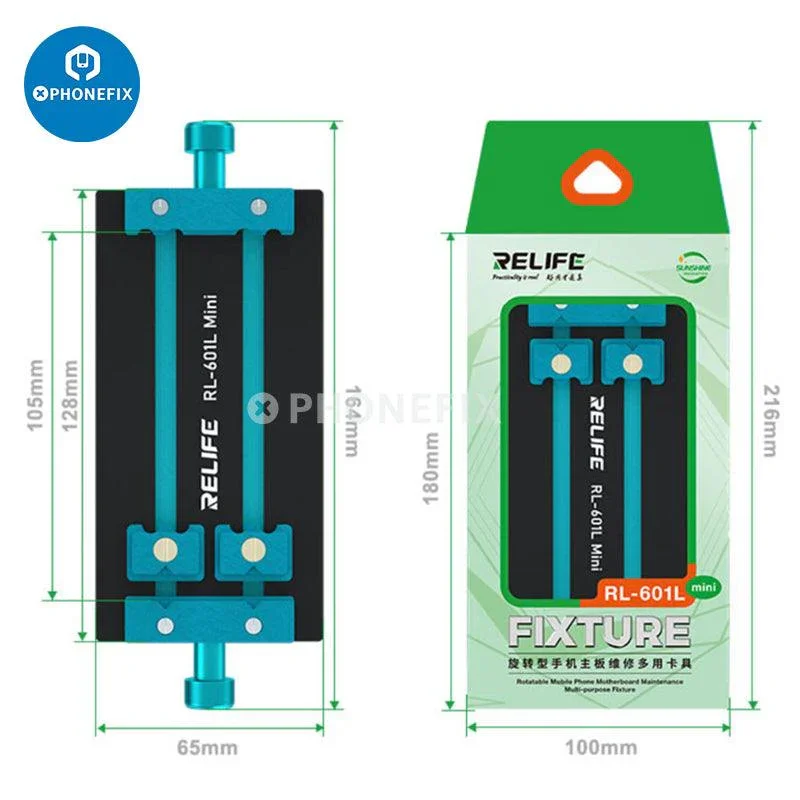 RL-601L Mini Universal Motherboard Fixture Rotatable Clamp - Image 7