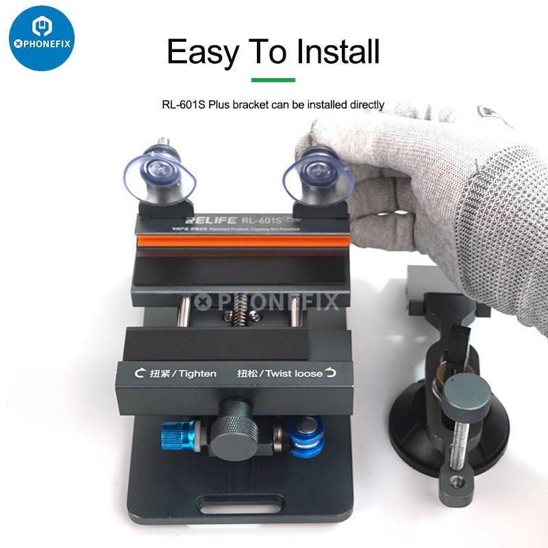 RL-601S Mobile Phone Rear Glass Cover Removal Tool Rotating Fixture - Image 22