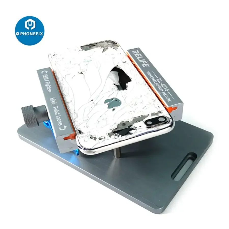 RL-601S Mobile Phone Rear Glass Cover Removal Tool Rotating Fixture - Image 6