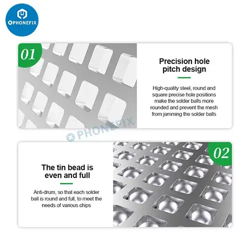 RL-601T iPhone X-17 Middle Layer BGA Reballing Planting Tin Platform - Image 11