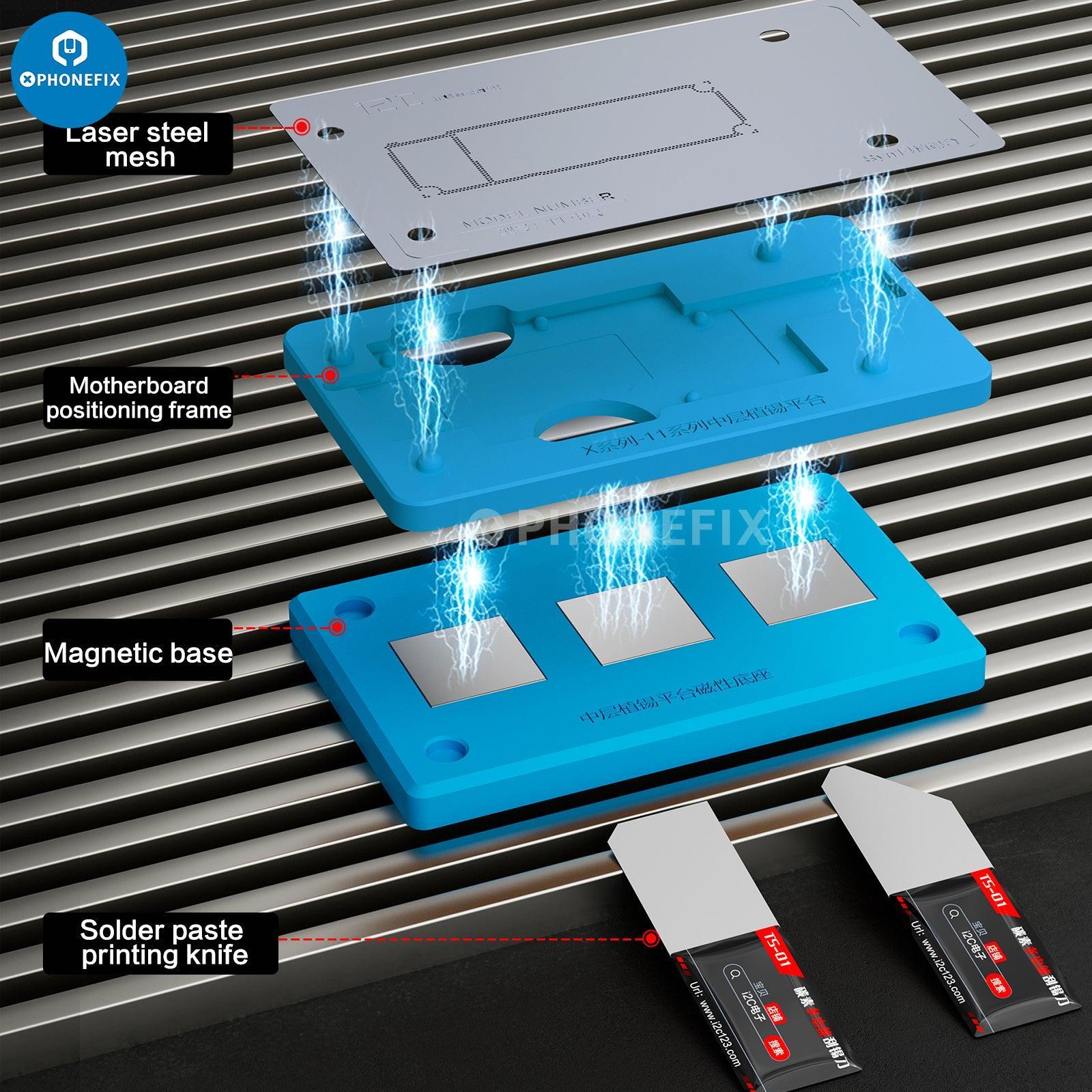 RL-601T iPhone X-17 Middle Layer BGA Reballing Planting Tin Platform - Image 17
