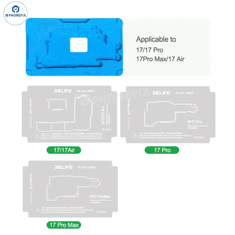 RL-601T iPhone X-17 Middle Layer BGA Reballing Planting Tin Platform - Image 3