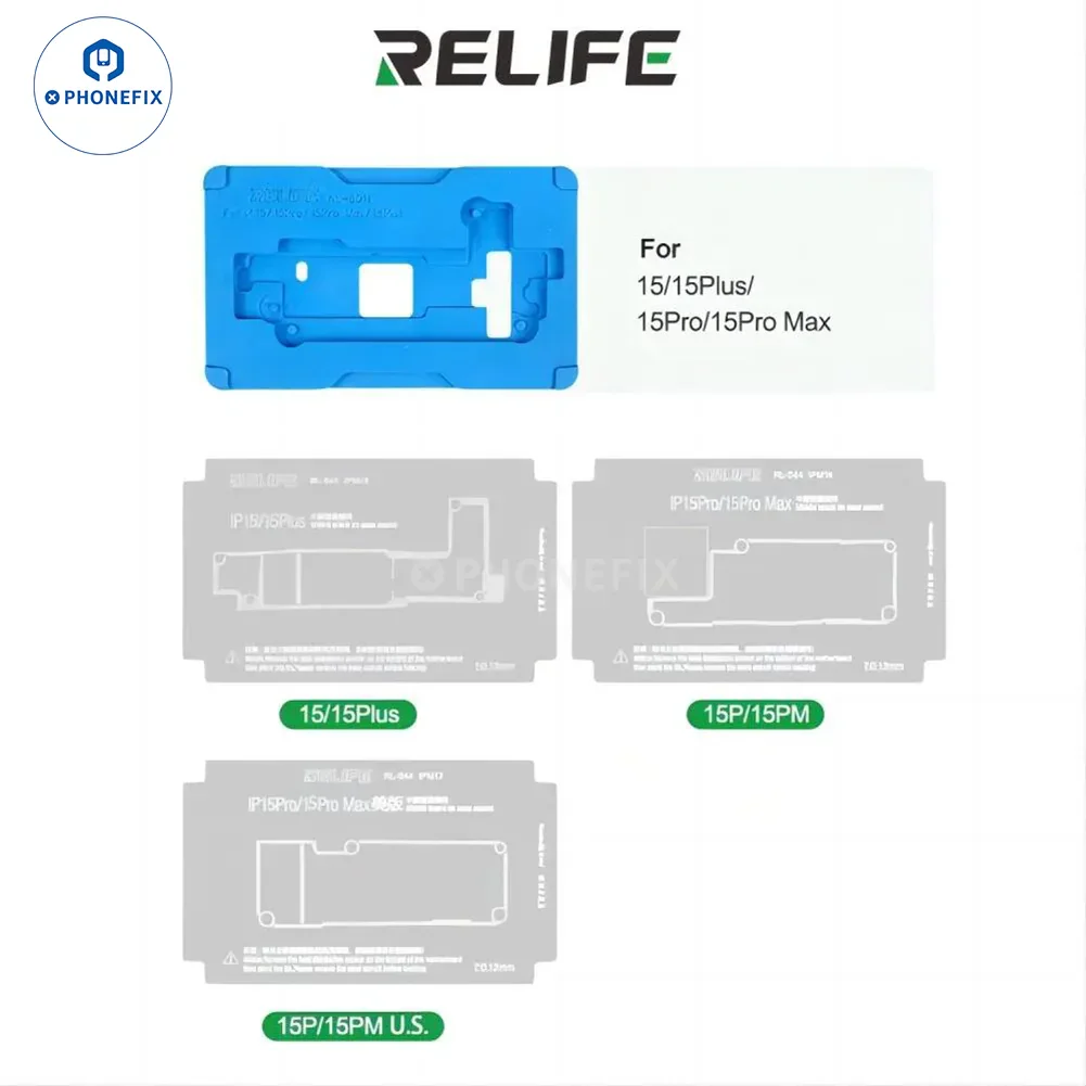 RL-601T iPhone X-17 Middle Layer BGA Reballing Planting Tin Platform - Image 8