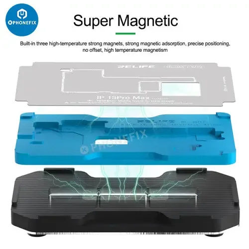 RL-601T iPhone X-17 Middle Layer BGA Reballing Planting Tin Platform - Image 9