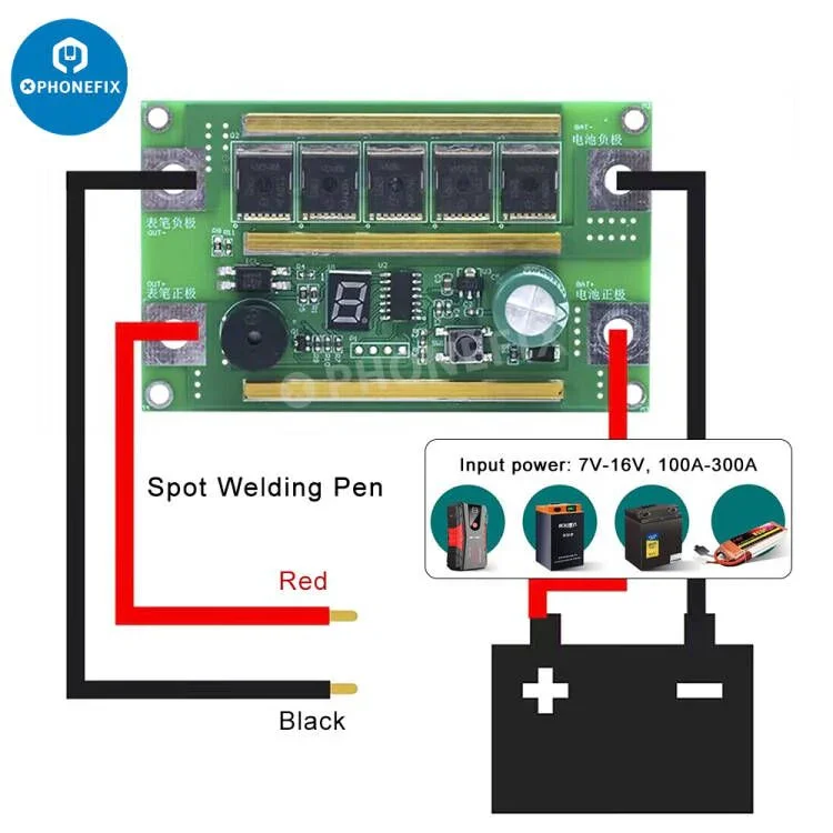 RL-936WE Battery Spot Welding Machine Phone Computer Repair - Image 4