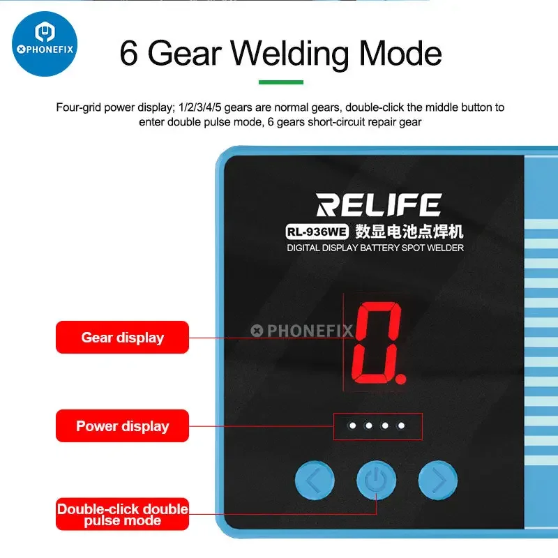 RL-936WE Battery Spot Welding Machine Phone Computer Repair - Image 8