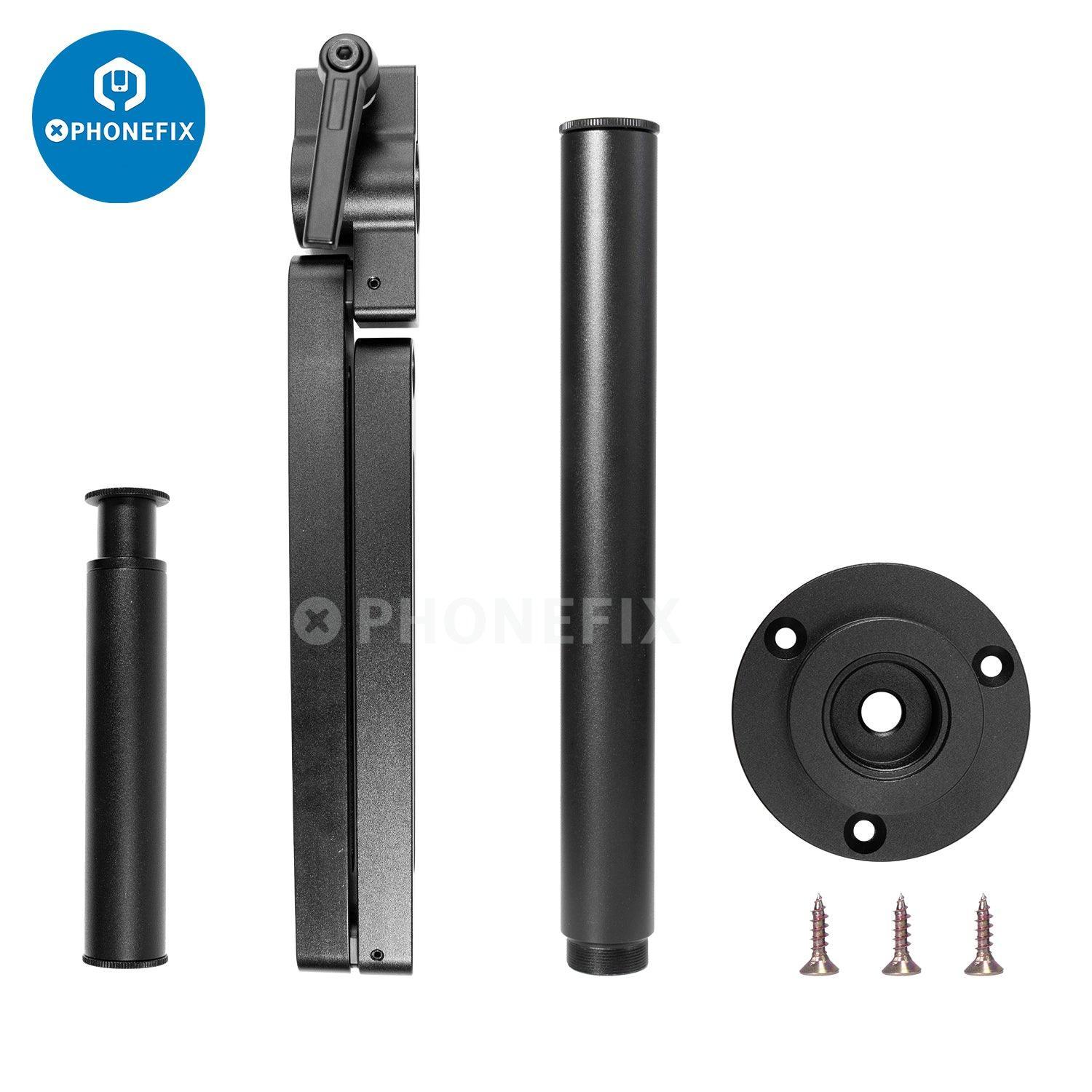 Rotatable Articulating Arm Microscope Arm Stand Bracket 50mm Holder - Image 5