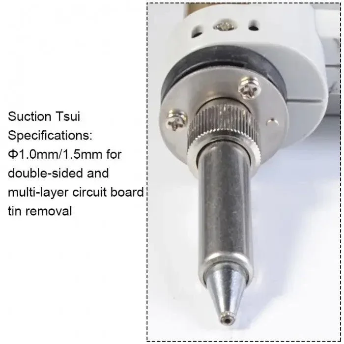 S-998P Electric Desoldering Gun Vacuum Double-Pump Solder Sucker - Image 4