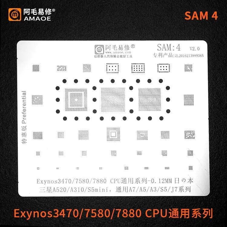 Samsung 0.12MM Universal Amaoe CPU BGA Reballing Stencil - Image 11