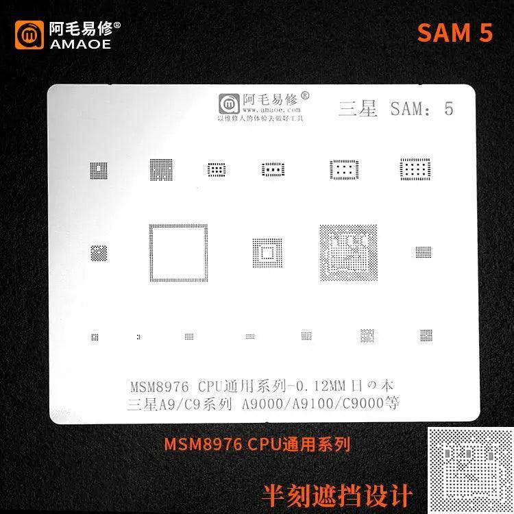 Samsung 0.12MM Universal Amaoe CPU BGA Reballing Stencil - Image 13