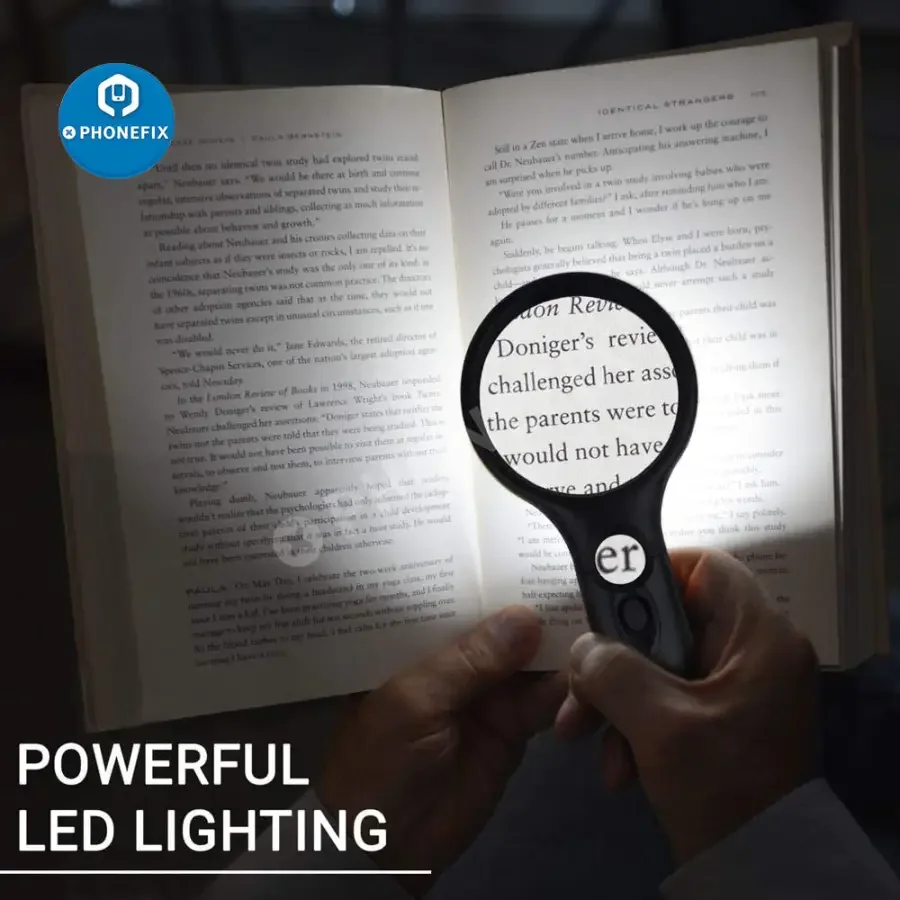 SeeZoom 3X 45X Lighted Magnifier For Reading/Soldering/Jewelry Identification - Image 3