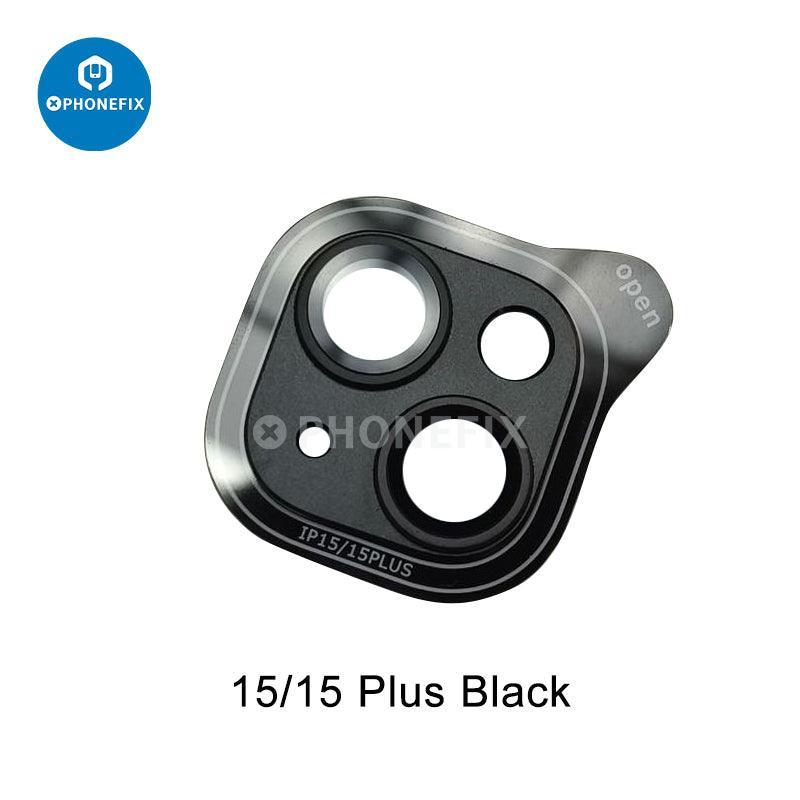 Shockproof Metal Rear Camera Lens Protector For iPhone 15 Series - Image 10