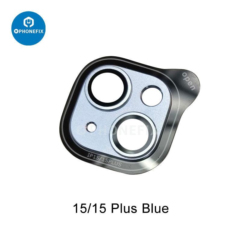 Shockproof Metal Rear Camera Lens Protector For iPhone 15 Series - Image 11