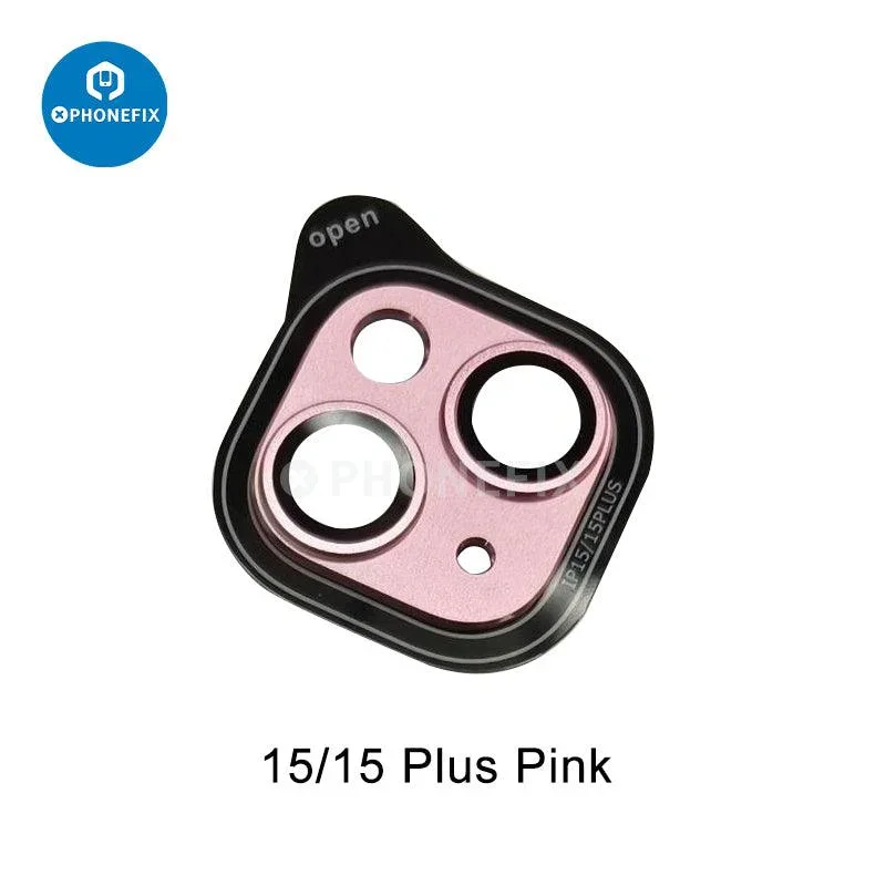 Shockproof Metal Rear Camera Lens Protector For iPhone 15 Series - Image 13