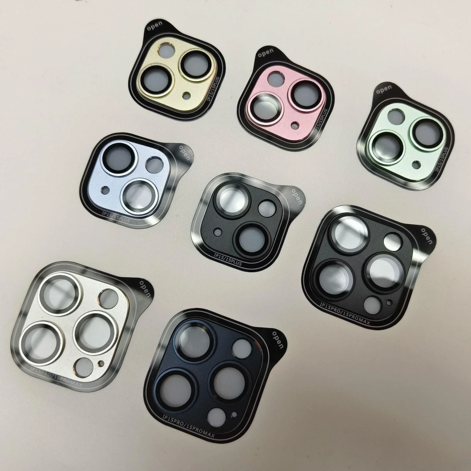 Shockproof Metal Rear Camera Lens Protector For iPhone 15 Series - Image 2