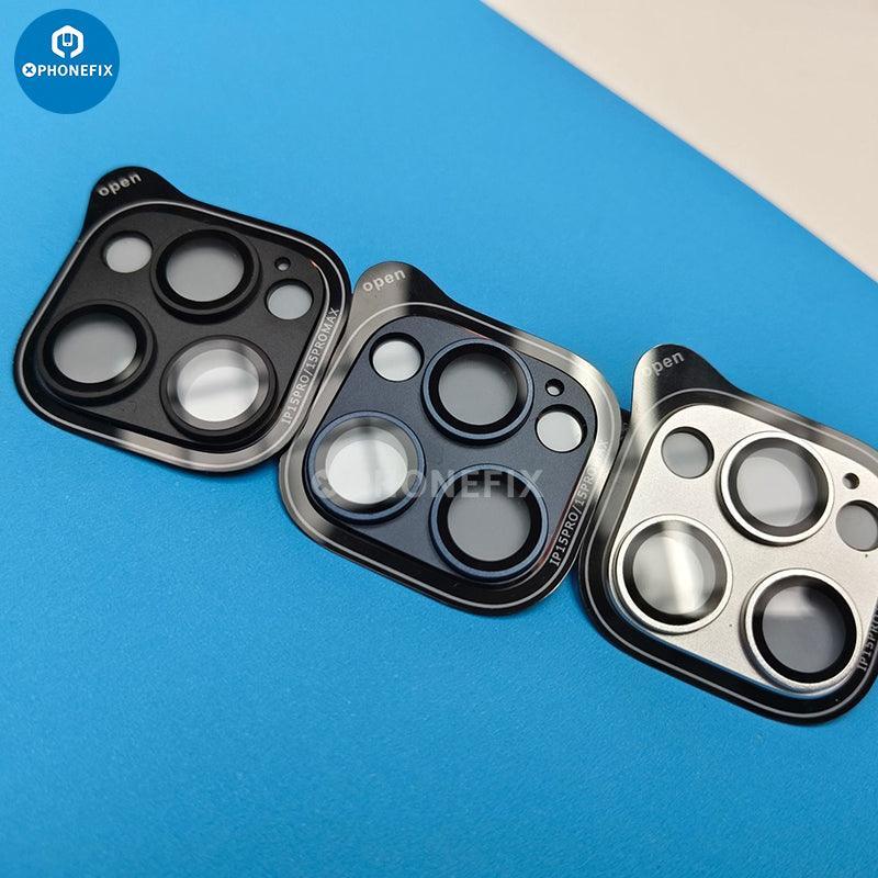 Shockproof Metal Rear Camera Lens Protector For iPhone 15 Series - Image 5