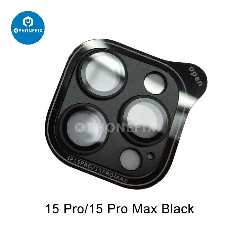 Shockproof Metal Rear Camera Lens Protector For iPhone 15 Series - Image 7