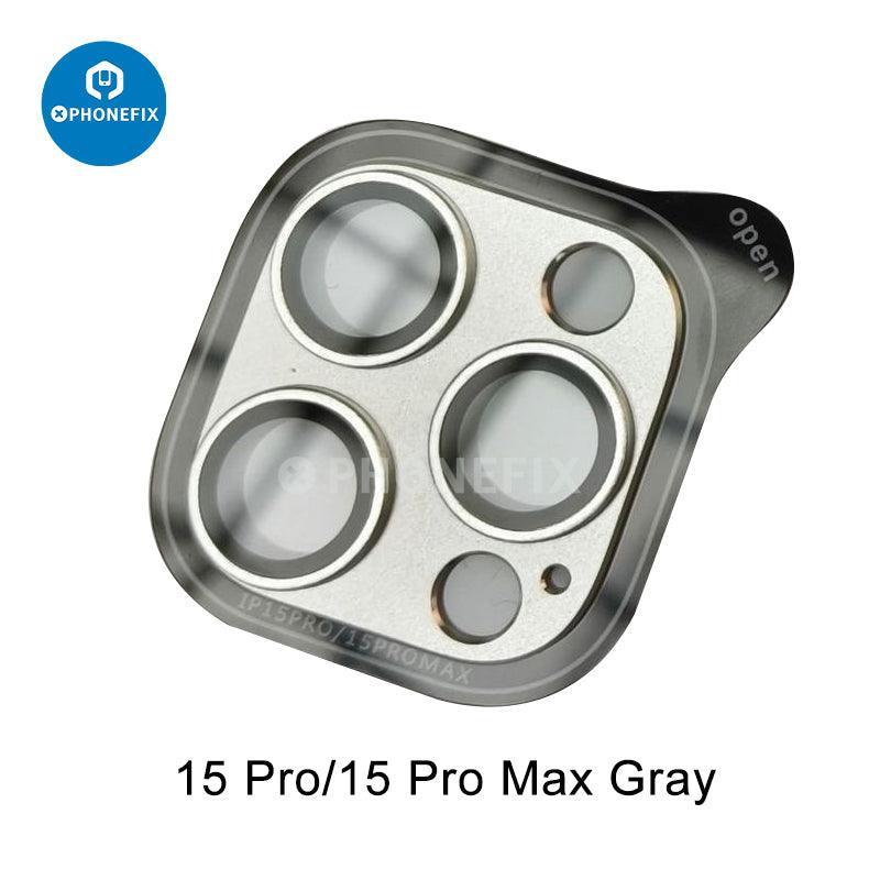 Shockproof Metal Rear Camera Lens Protector For iPhone 15 Series - Image 8
