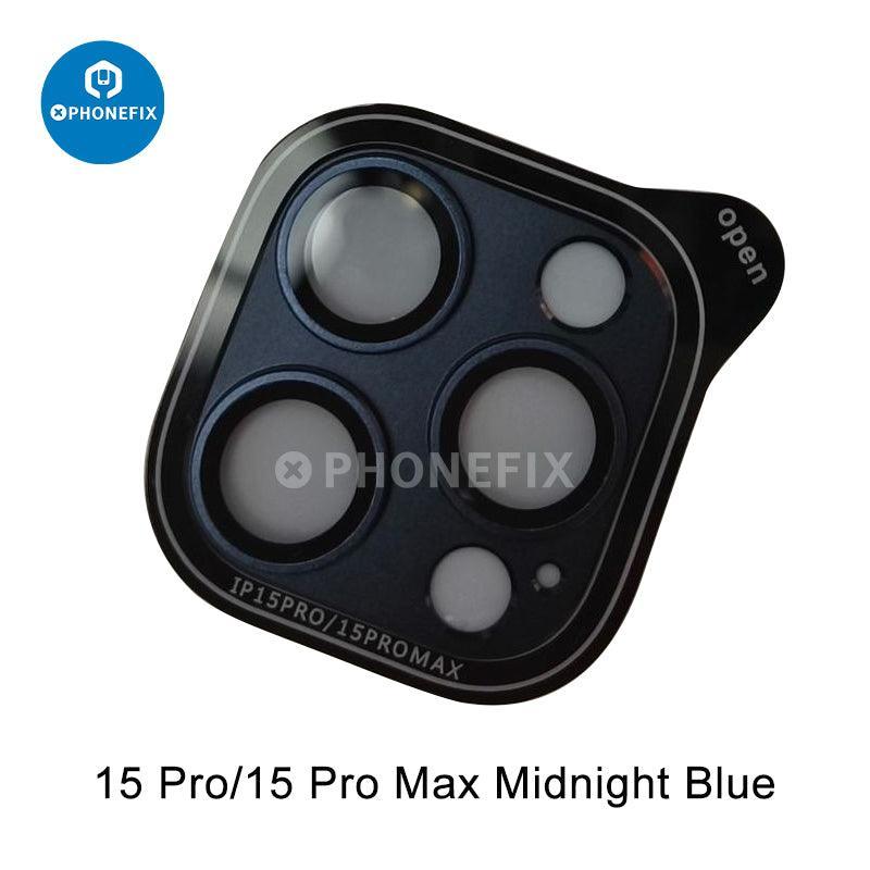 Shockproof Metal Rear Camera Lens Protector For iPhone 15 Series - Image 9
