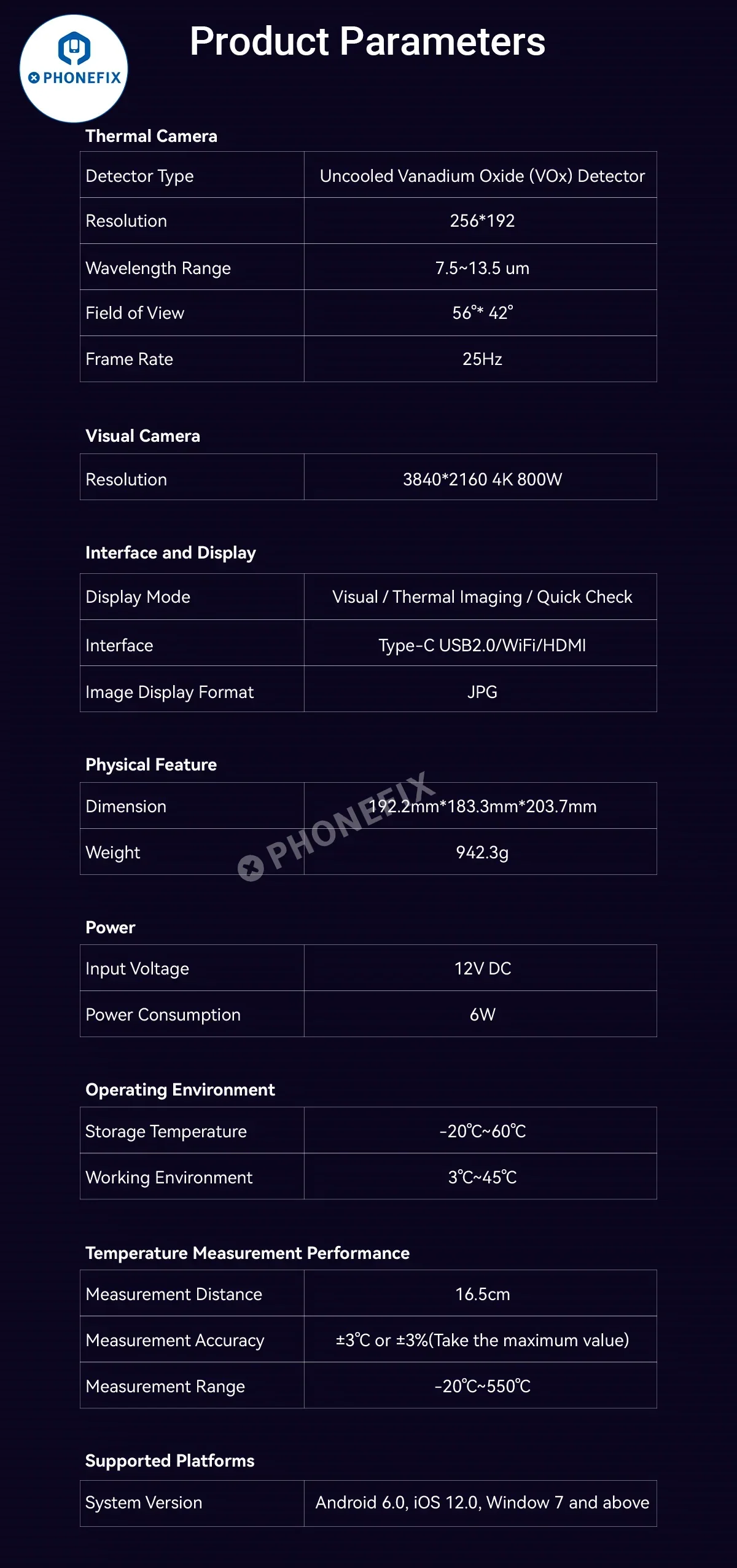 ShortCam III 4K Dual-light Thermal Imaging Camera Built-in Program - Image 13